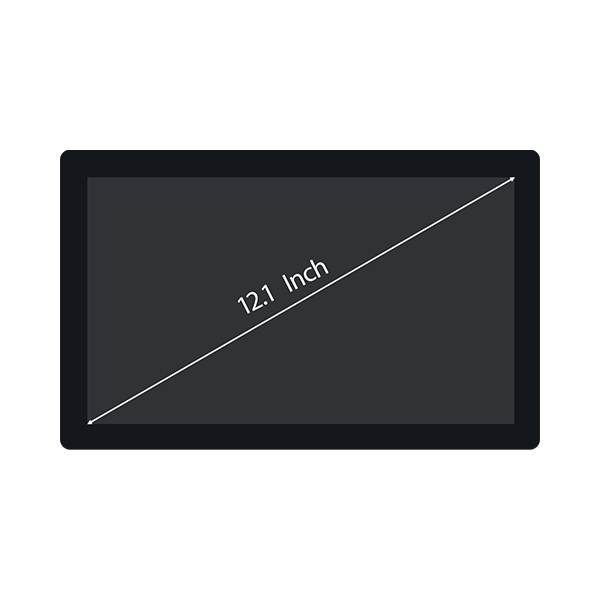 12.1 Inch Open-Frame Monitor Layar Demek